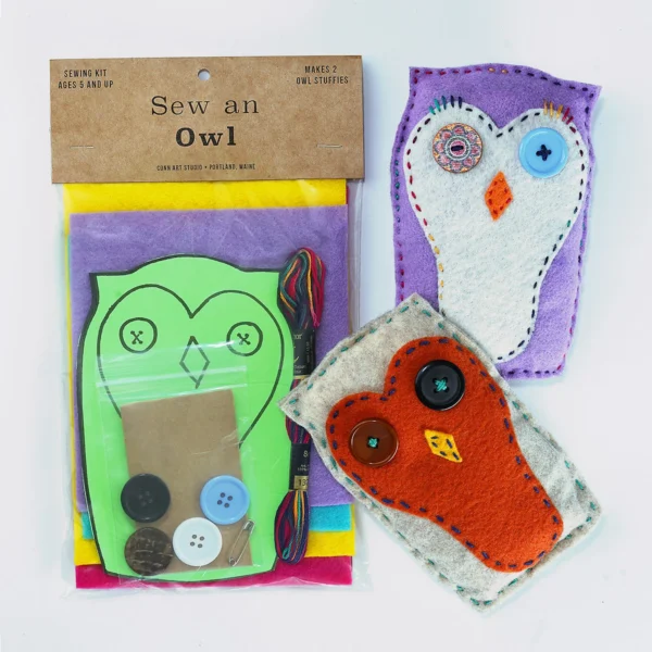 owl stuffie maker sewing kit