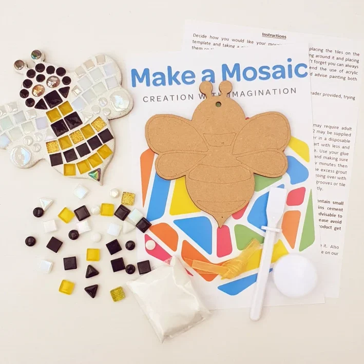 mosaic bumble bee craft kit