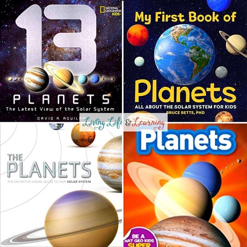 Collage of Planet Books for Kids
