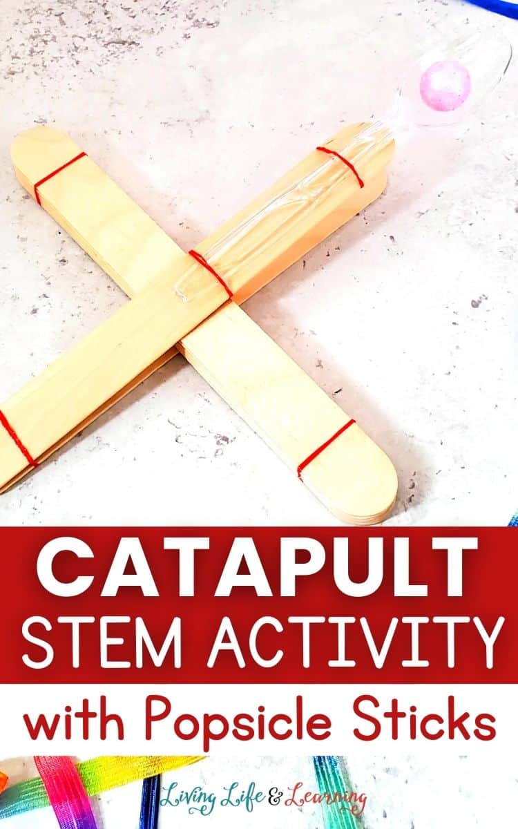 Catapult STEM Activity with Popsicle Sticks