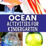 collage of ocean activities for kindergarten