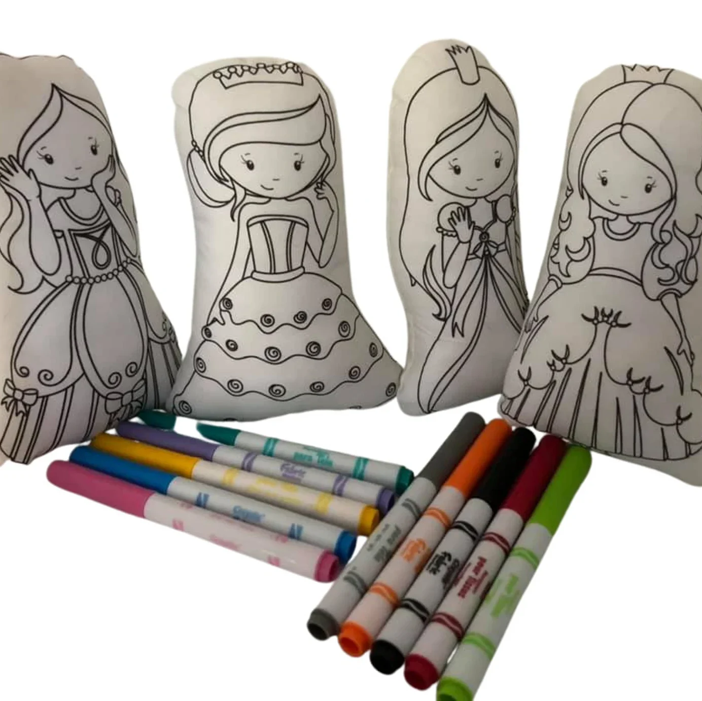Princess Plush Toys Coloring Craft Kit