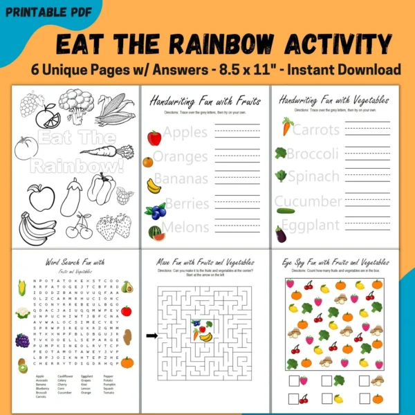eat the rainbow activity