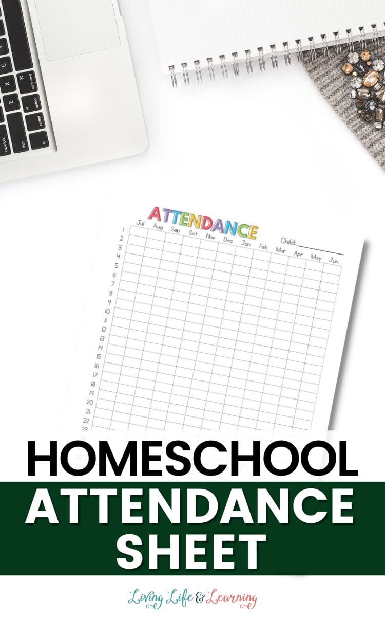 Homeschool Attendance Sheet