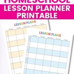 Homeschool Lesson Planner Printable