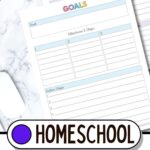 Homeschool Goals Printable