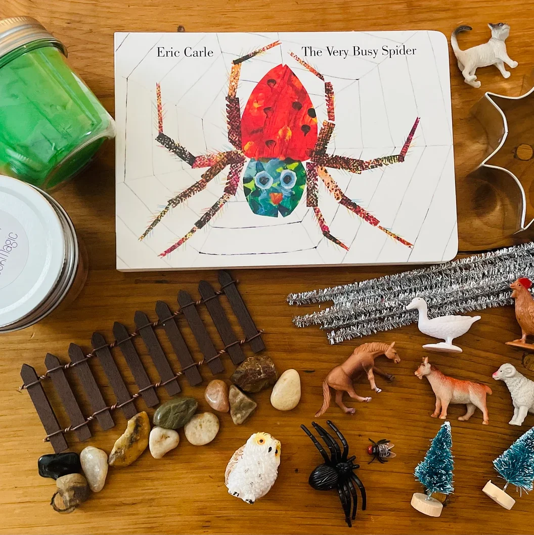 The Very Busy Spider Sensory Play Dough Kit