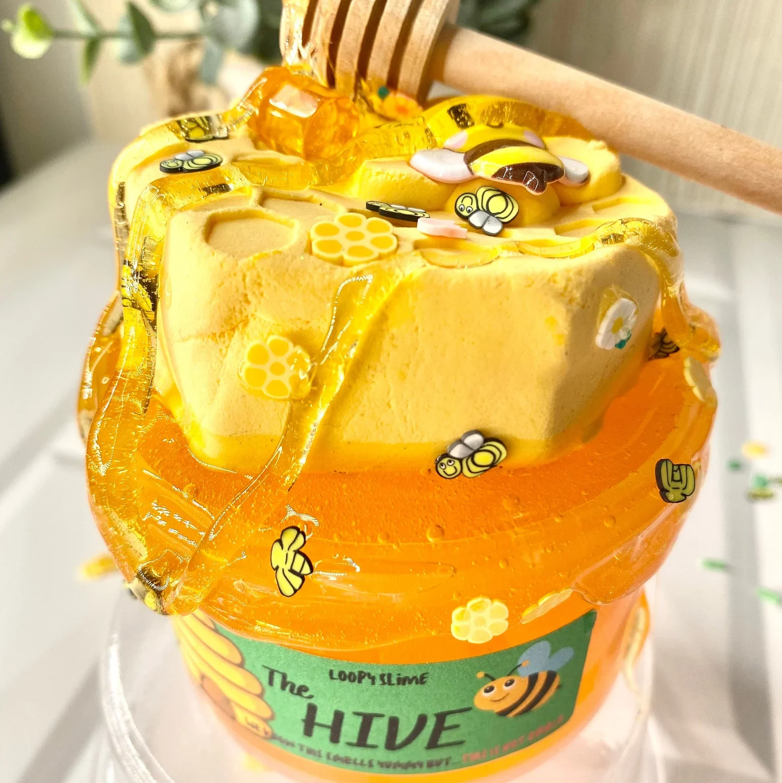 DIY Bee Hive Slime