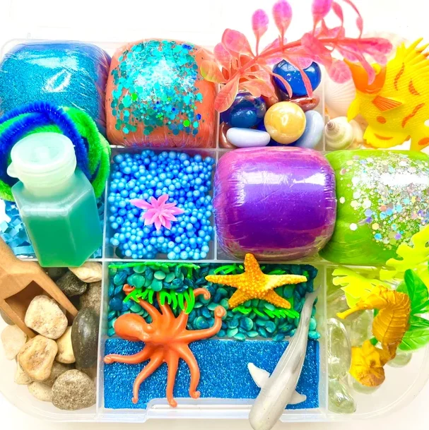 Underwater Magic Play Dough Sensory Kit