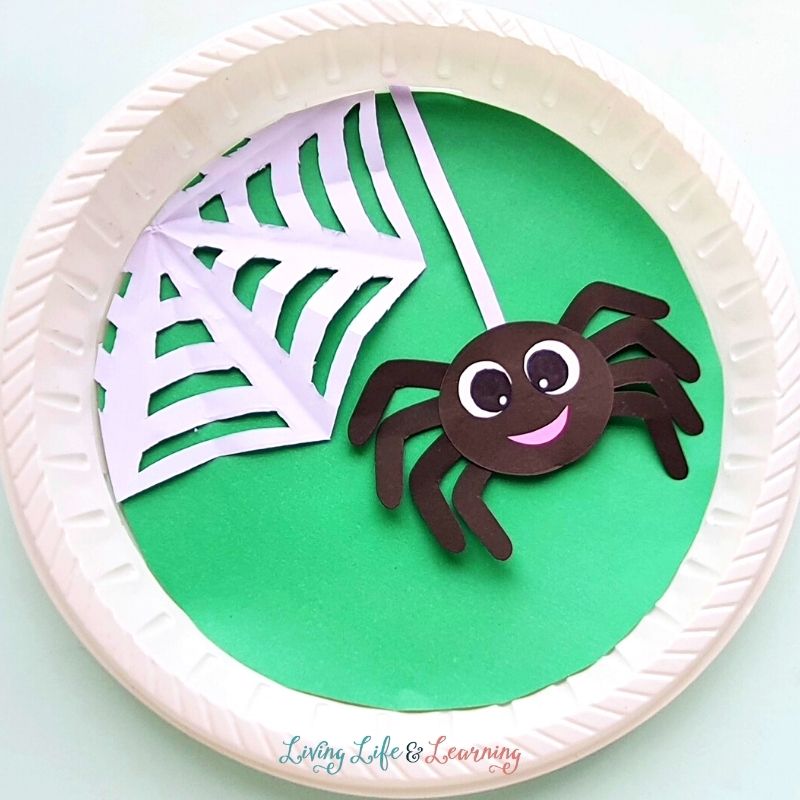 Paper Plate Spider Craft