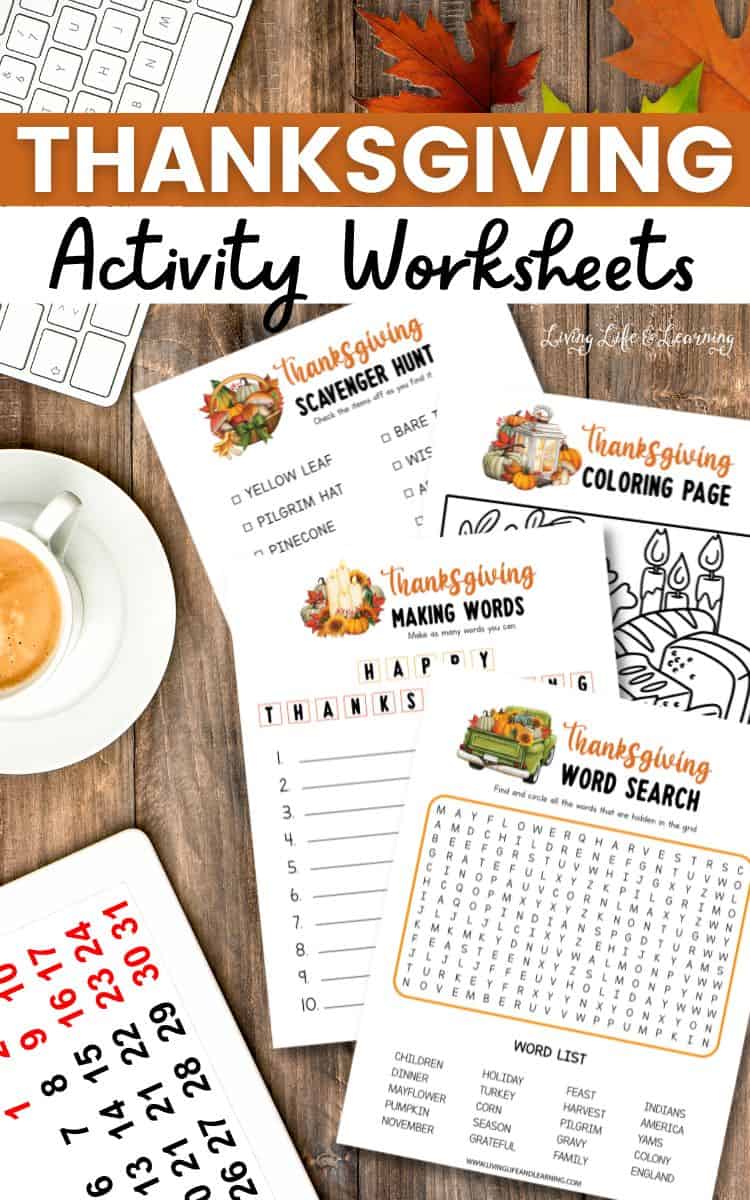 Thanksgiving Activity Worksheets