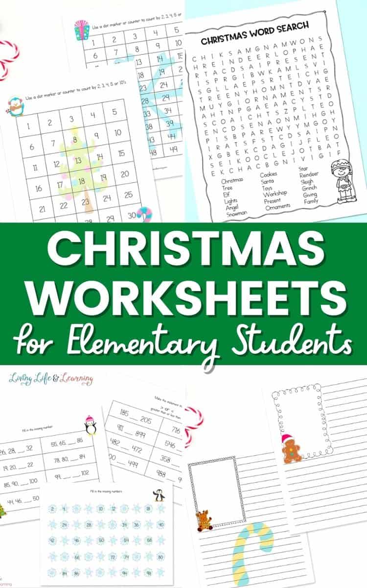 Christmas Worksheets for Elementary Students