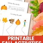 Printable Fall Activities for Preschoolers