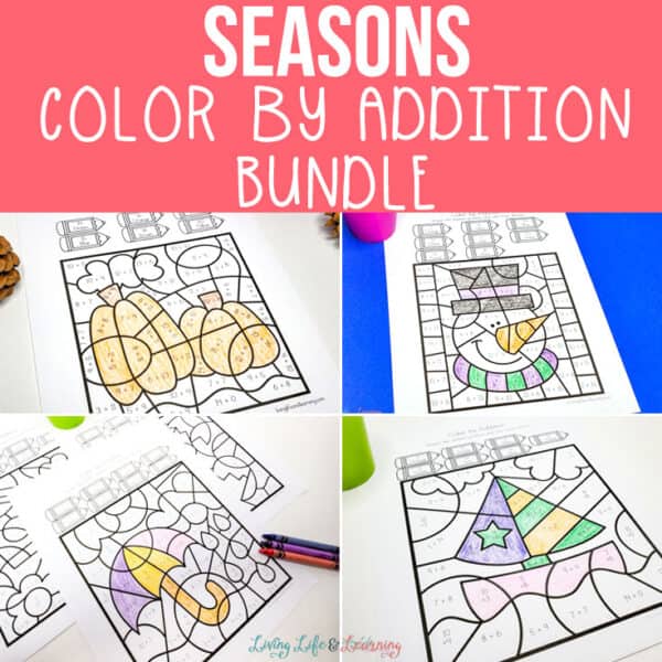 Seasons Color by Addition Bundle