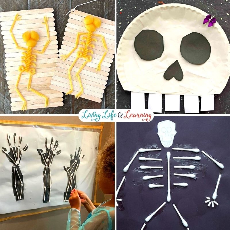 Skeleton Crafts for Preschoolers