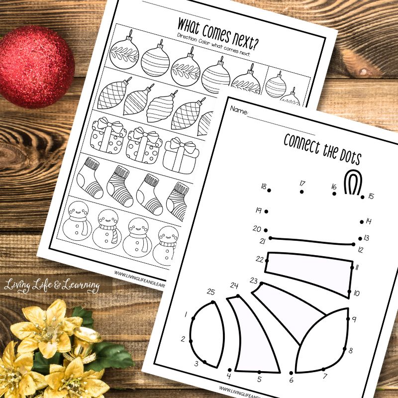 Christmas Counting Worksheets