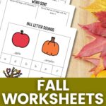 Fall Worksheets for Kindergarten