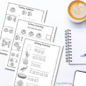 Turkey Preschool Printables