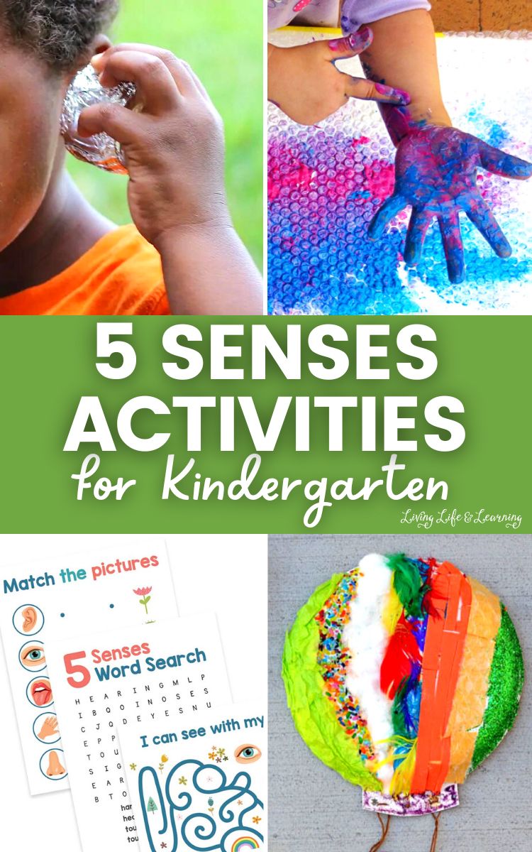5 Senses Activities for Kindergarten