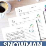 Snowman Writing Worksheets