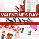 collage of Valentine’s Day Math Activities