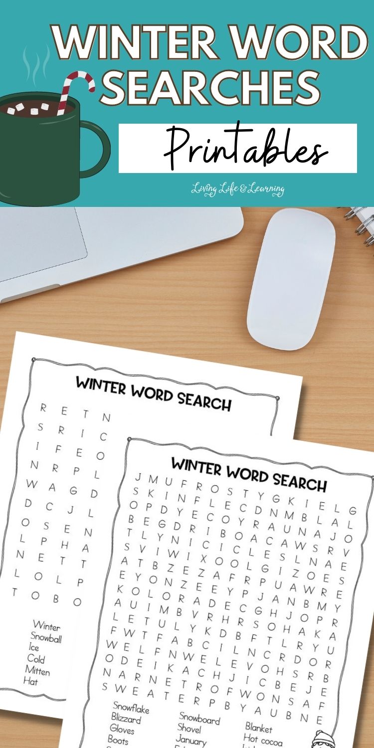 Winter Word Searches Printables
