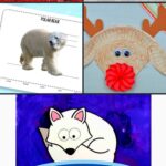 A collage of Arctic Animal Activities for Kids