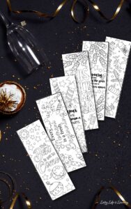 Printable New Year Bookmarks to Kickstart January