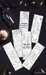 Printable New Year Bookmarks to Kickstart January