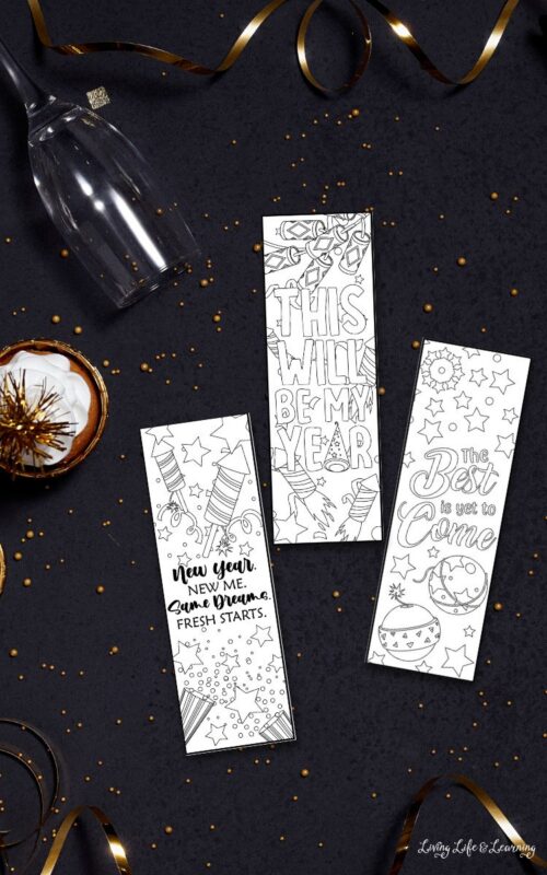 Printable New Year Bookmarks to Kickstart January