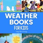 Weather Books for Kids: 4 panels of book covers.