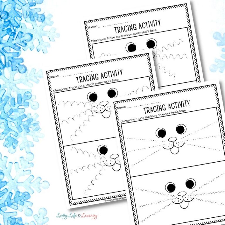 Polar Animals Worksheets for Kindergarten