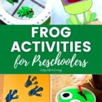 A collage of Frog Activities for Preschoolers