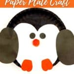 Penguin Paper Plate Craft