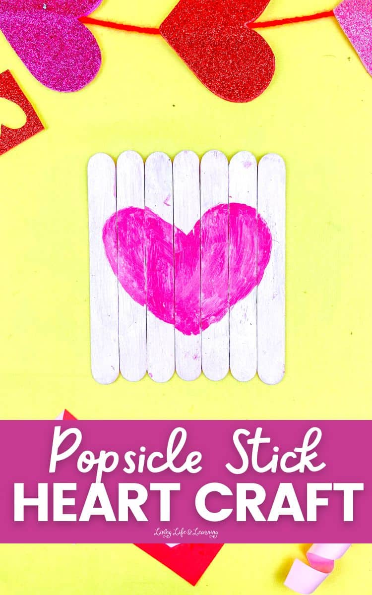 Popsicle Stick Heart Craft