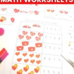 Valentine's Day Kindergarten Math Worksheets