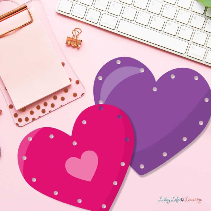 Heart Lacing Cards