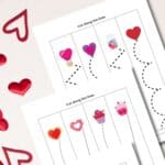 Heart Tracing Worksheets
