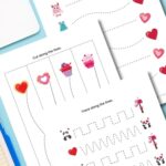 Heart Tracing Worksheets