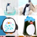 A collage of Penguin Science Activities for Preschoolers.