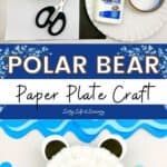 Polar Bear Paper Plate Craft