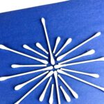 Q-tip Snowflake Craft
