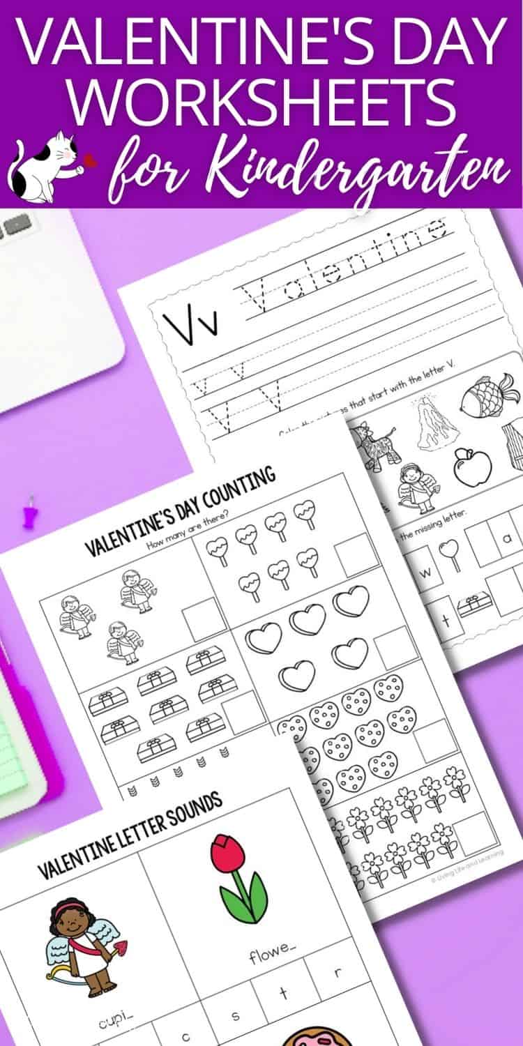 Valentine's Day Worksheets for Kindergarten