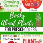 A collage on Books About Plants for Preschoolers