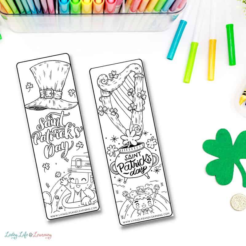 St. Patrick's Day Bookmarks Printable