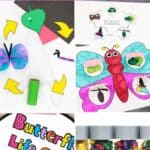 A collage on Butterfly Life Cycle Activities for Kindergarten