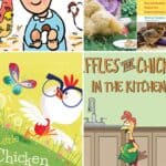 A collage of Chicken Books for Kids