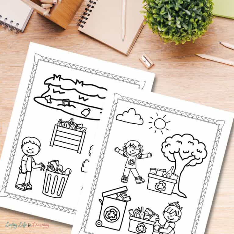 Earth Day Coloring Pages for Kids