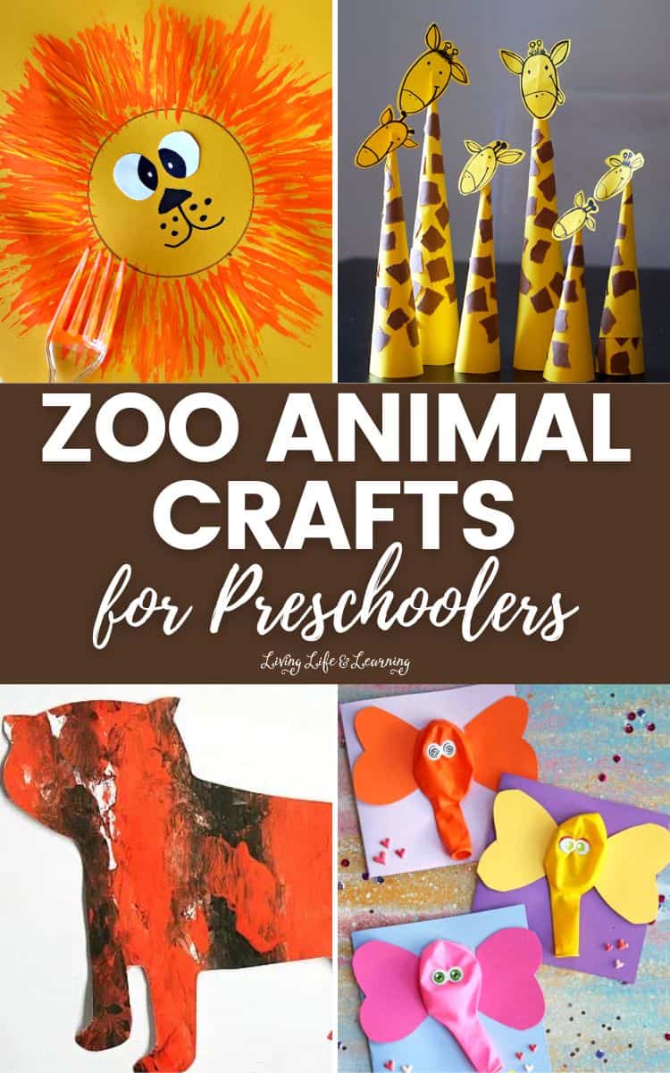 Zoo Animal Crafts for Preschoolers