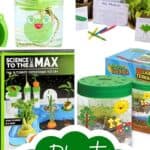 A collage of Plant Growing Kits for Kids